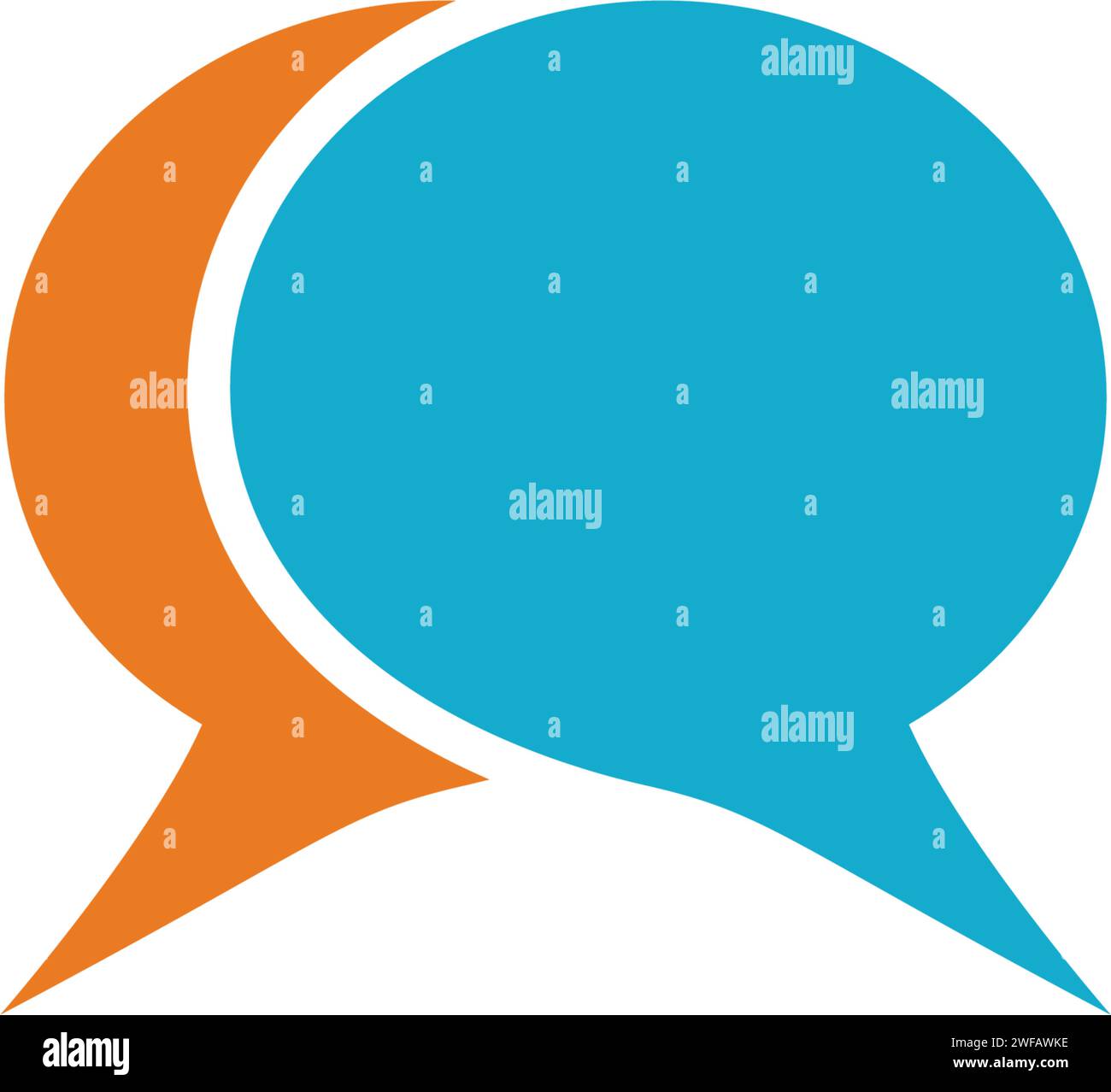 Speech bubble icon Logo template vector illustration Stock Vector Image ...