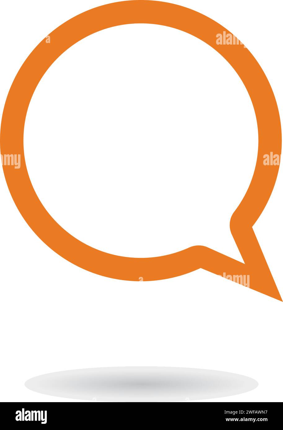 Speech bubble icon Logo template vector illustration Stock Vector Image ...