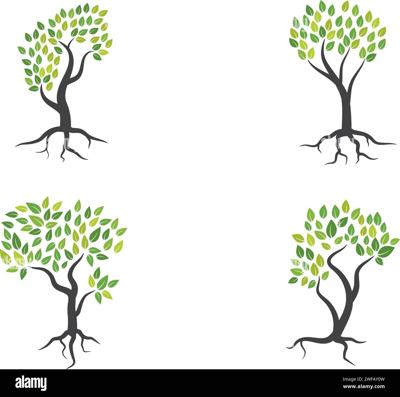 Tree logo vector icon template Stock Vector Image & Art - Alamy