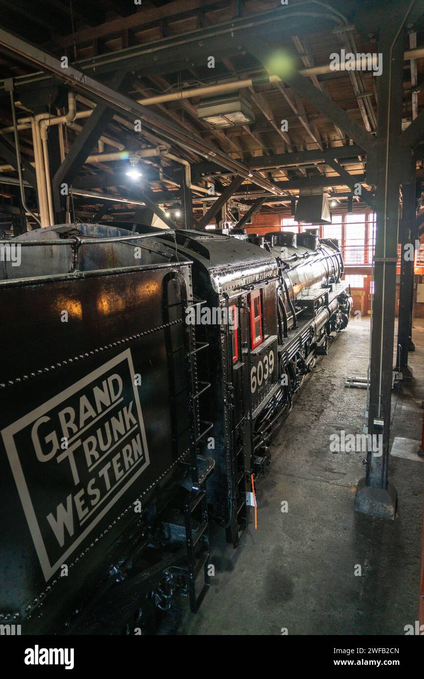 Steamtown National Historic Site, Museum in Scranton, Pennsylvania, USA Stock Photo