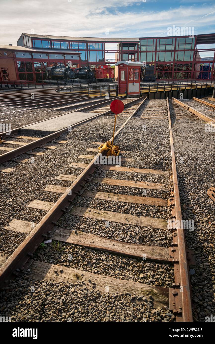Steamtown National Historic Site, Museum in Scranton, Pennsylvania, USA Stock Photo