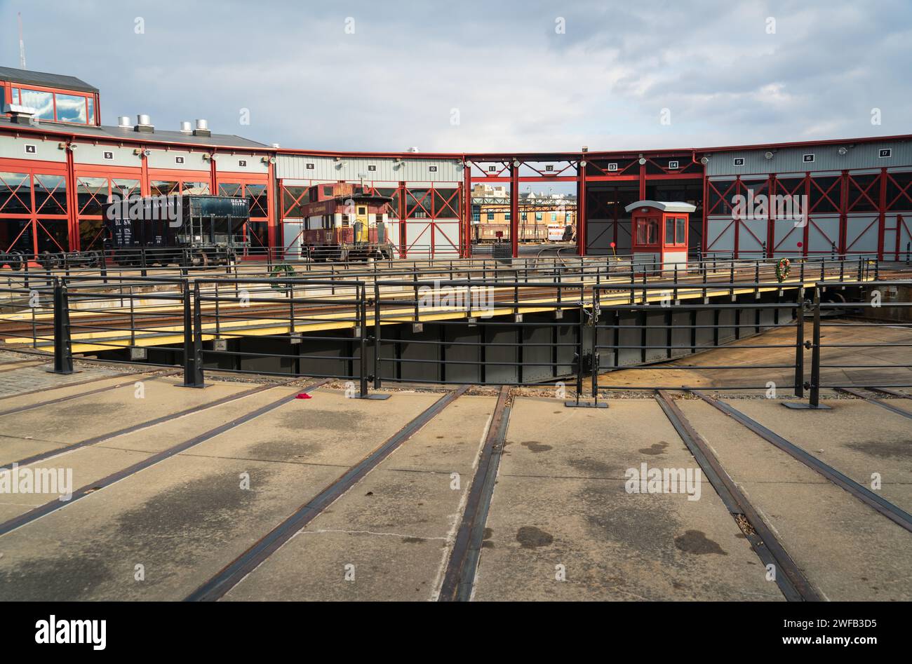 Steamtown National Historic Site, Museum in Scranton, Pennsylvania, USA Stock Photo