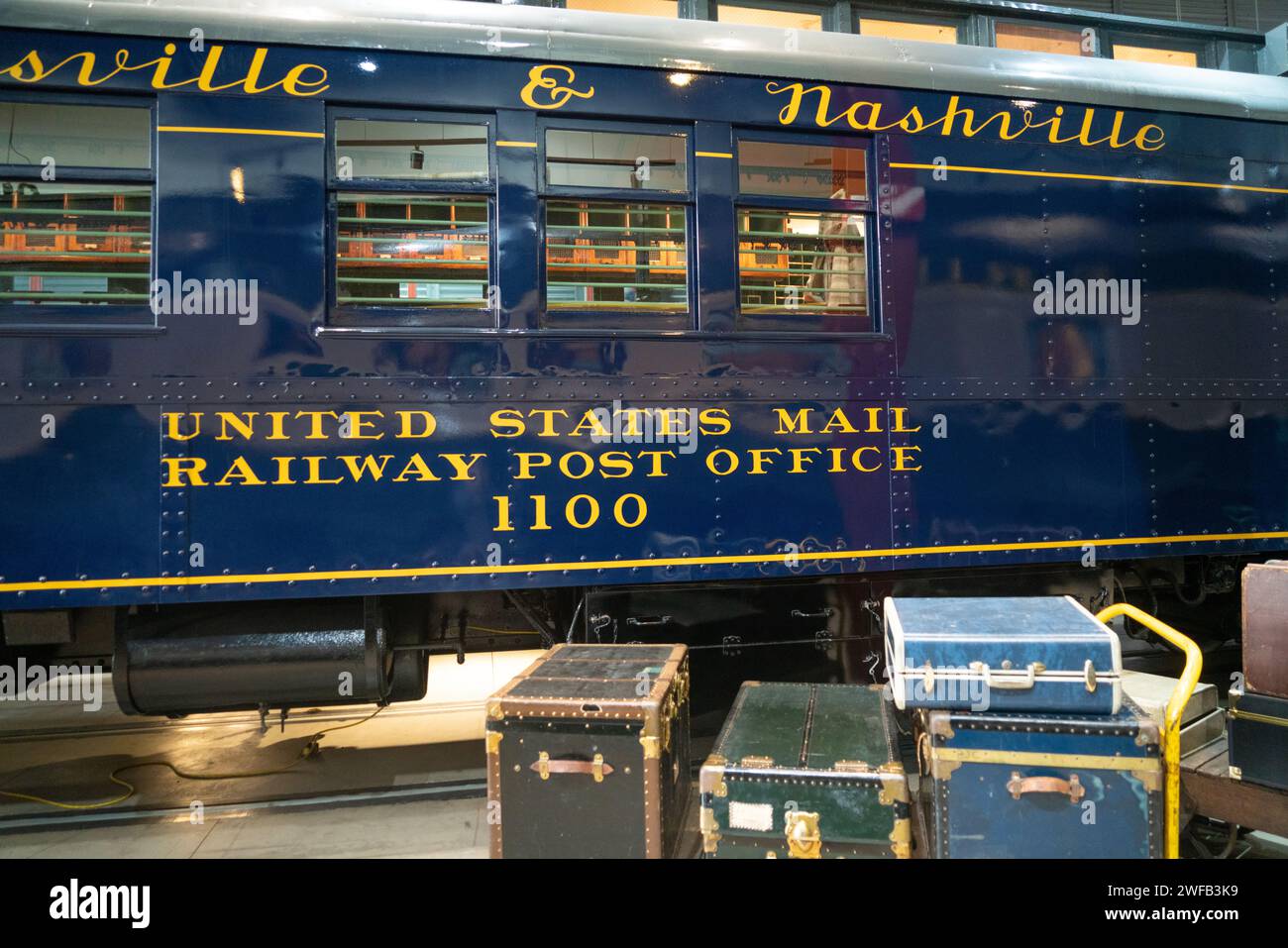 Steamtown National Historic Site, Museum in Scranton, Pennsylvania, USA Stock Photo