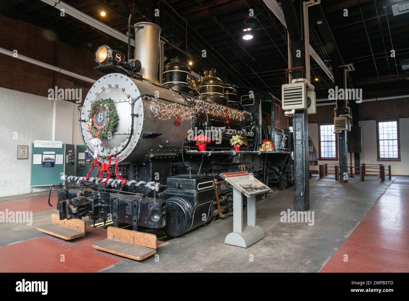Steamtown National Historic Site, Museum in Scranton, Pennsylvania, USA Stock Photo