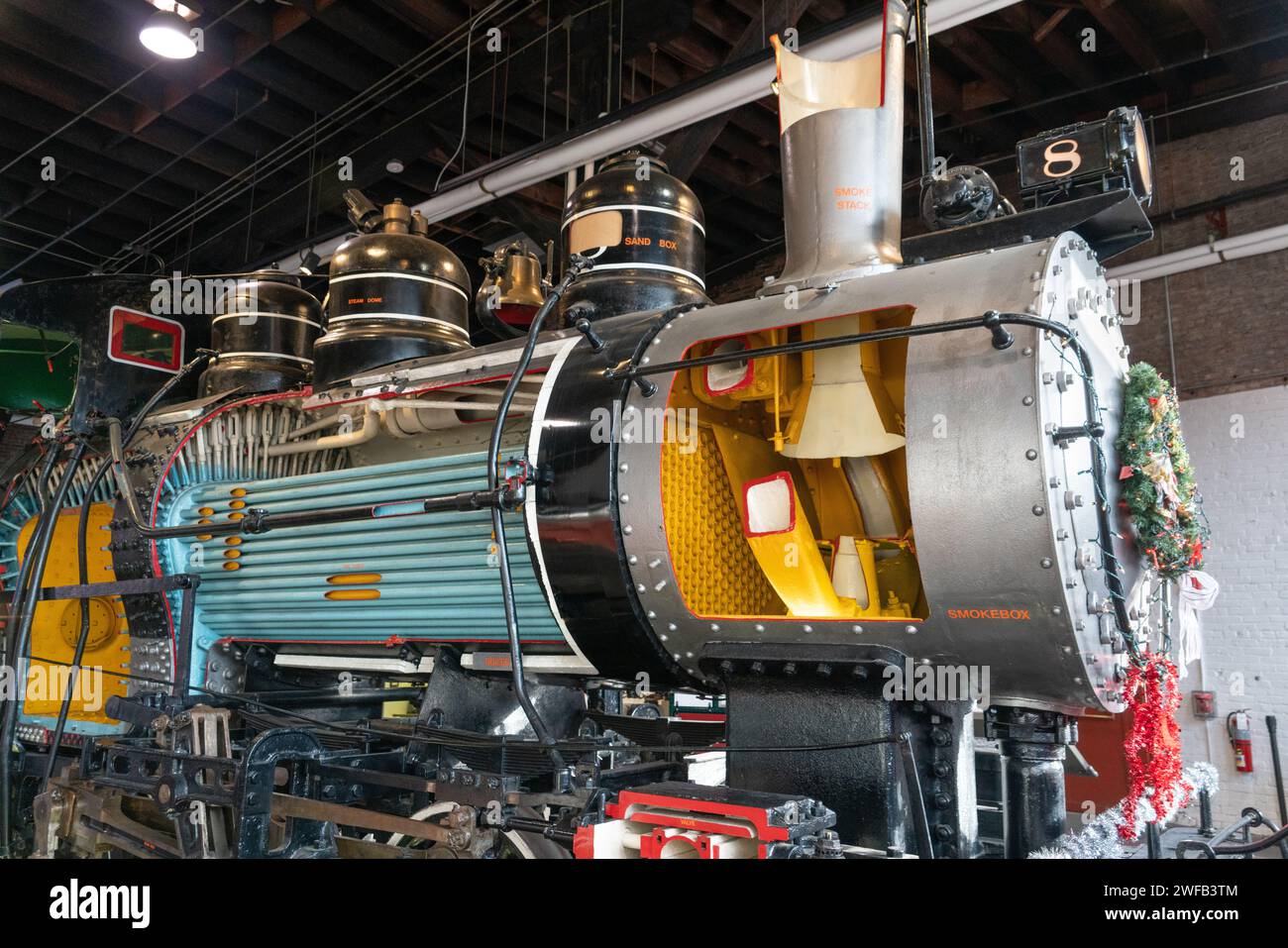 Steamtown National Historic Site, Museum in Scranton, Pennsylvania, USA Stock Photo