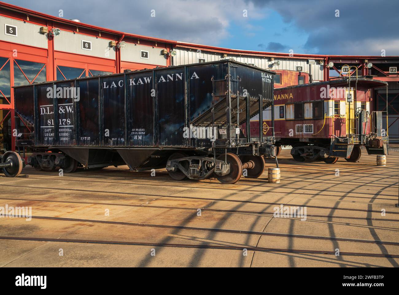 Steamtown National Historic Site, Museum in Scranton, Pennsylvania, USA Stock Photo