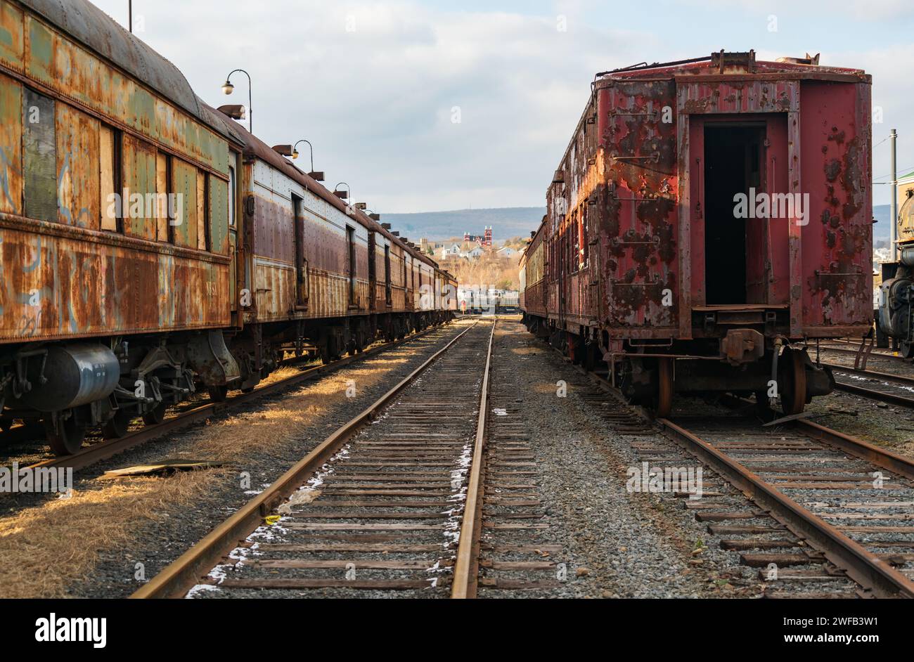 Steamtown National Historic Site, Museum in Scranton, Pennsylvania, USA Stock Photo