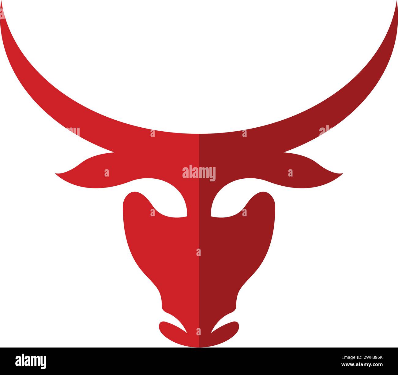 Taurus Logo Template vector icon illustration design Stock Vector