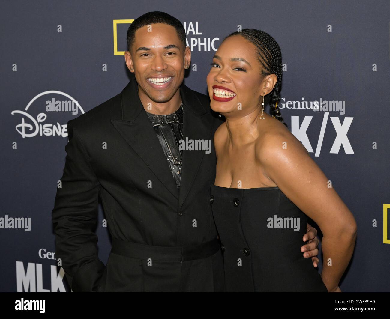 Los Angeles, California, USA. , . Kelvin Harrison Jr. and Weruche Opia