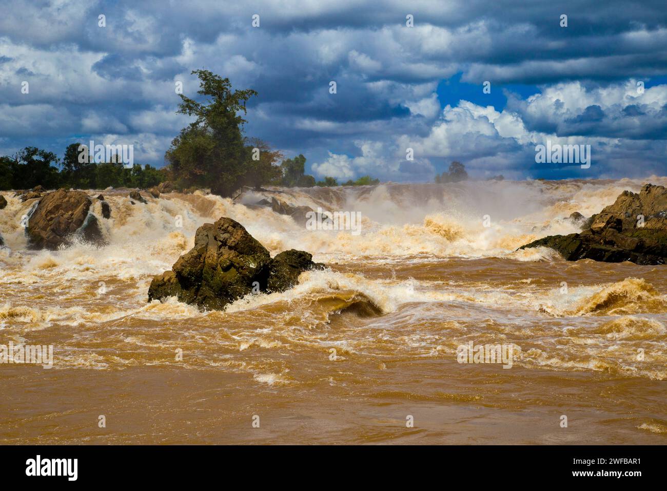 Khone Rivers Laos khong phapheng hi-res stock photography and images - Alamy