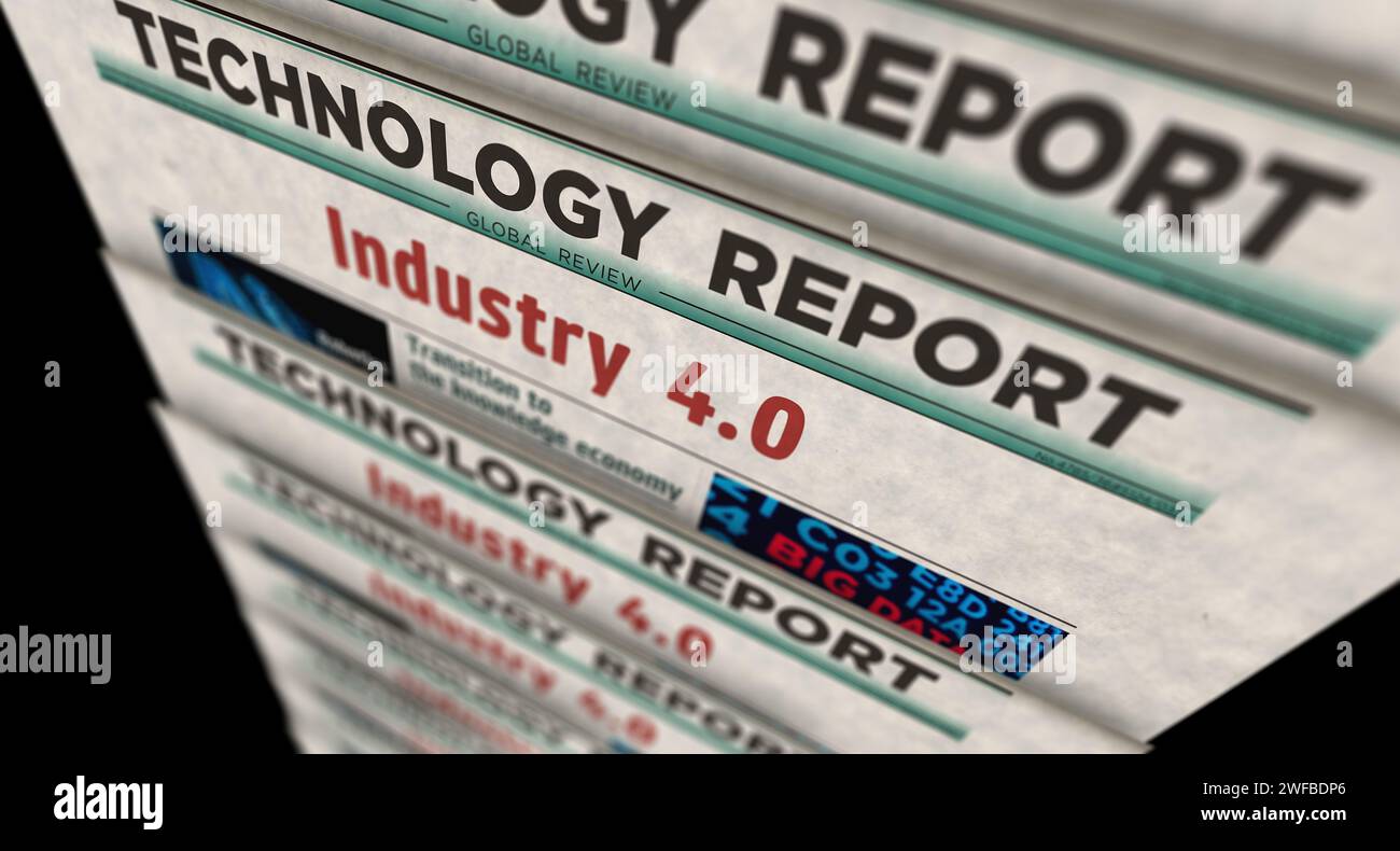 Industry 4.0 technology robotics and automation vintage news and