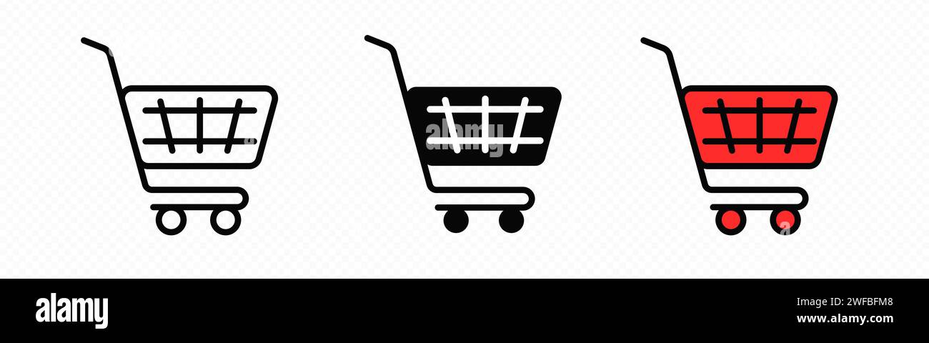 icon shopping basket. Shop buy icon Stock Vector Image & Art - Alamy