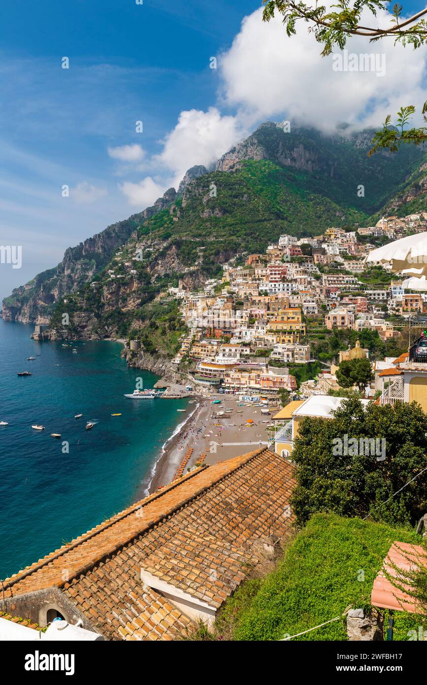 The city of Positano, on the Amalfi coast, Italy Stock Photo - Alamy