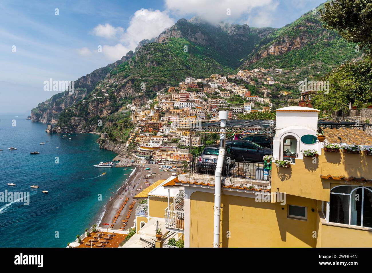 The city of Positano, on the Amalfi coast, Italy Stock Photo - Alamy