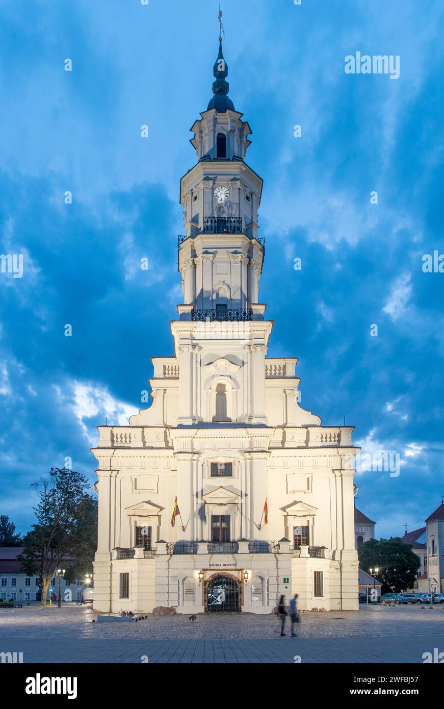 Kaunas, Lithuania: City Hall Stock Photo