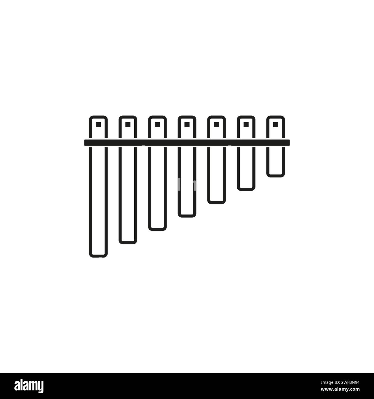 Pan flute illustration Stock Vector Images - Alamy