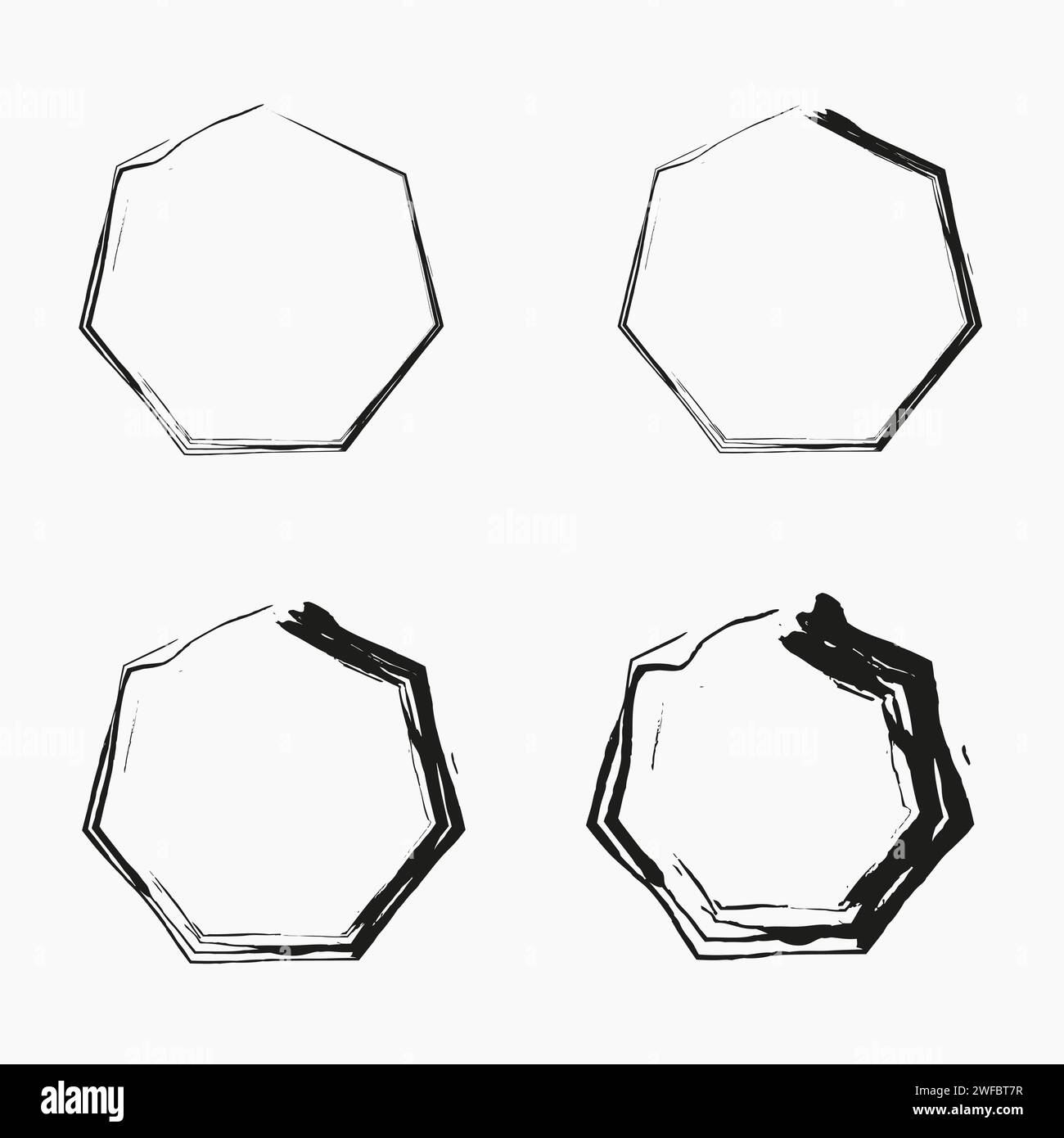 Heptagon symbol hi-res stock photography and images - Alamy