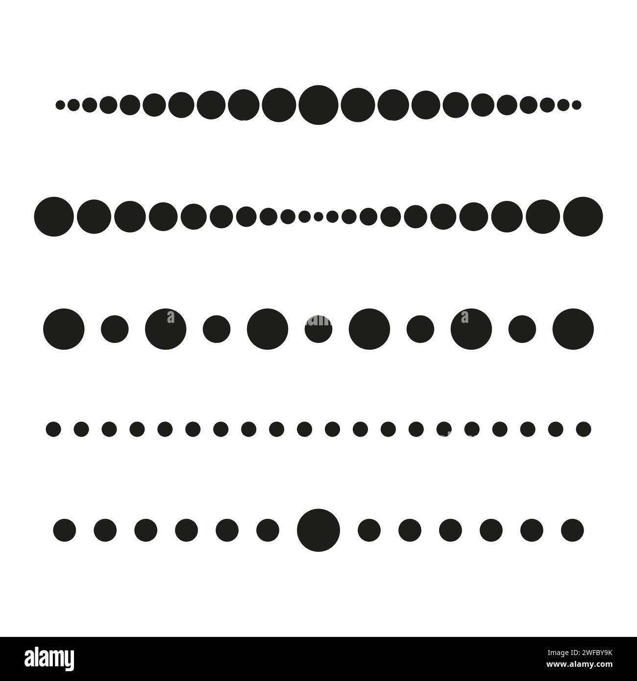dotted lines. Geometric pattern. Vector illustration. stock image. EPS 10. Stock Vector