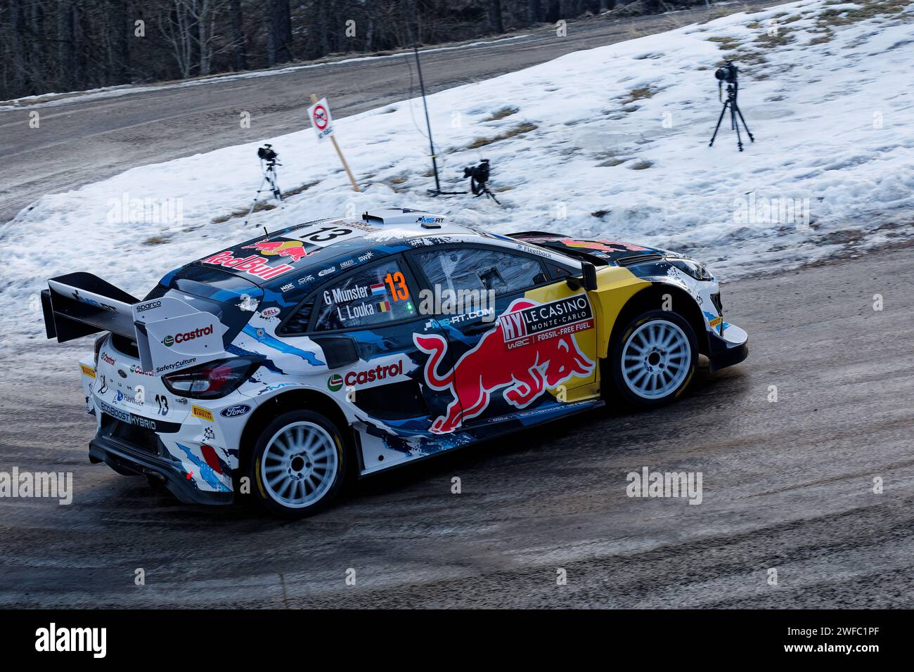 Rally Monte Carlo 2024 Stock Photo