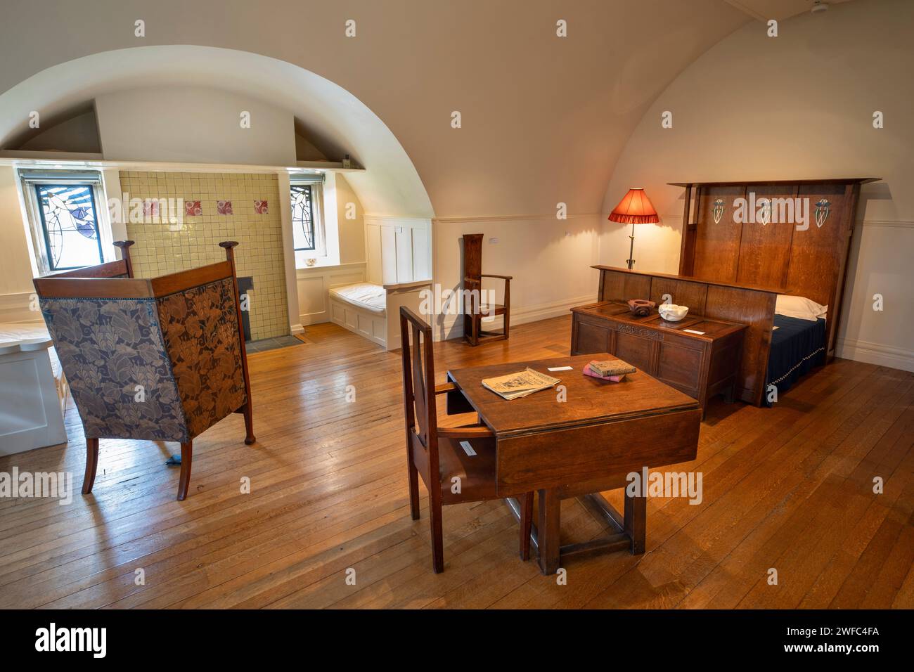 UK, Cumbria, Bowness on Windermere, Blackwell, Arts and Crafts House ...
