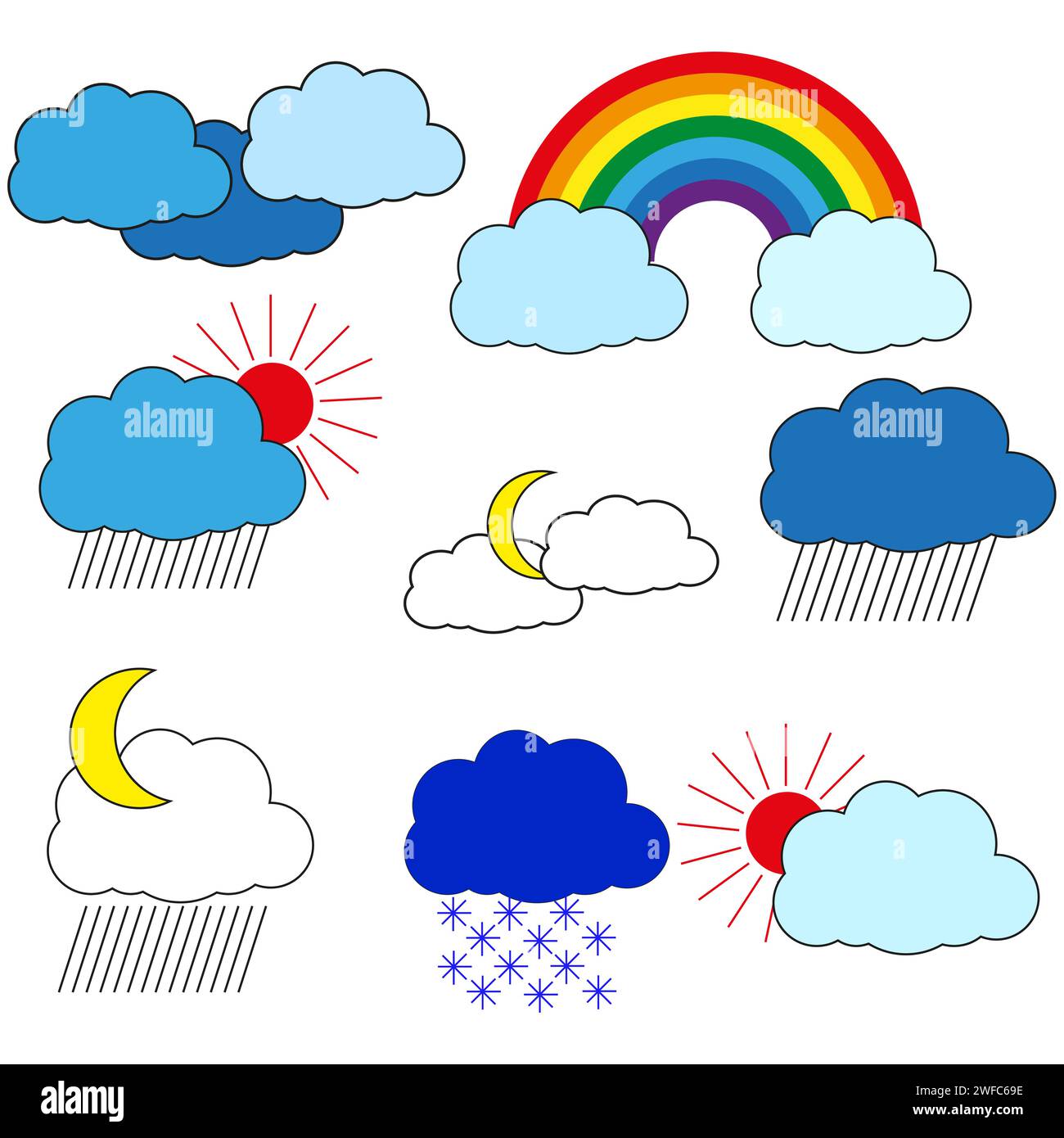 icon-set-cloud-weather-hot-weather-symbol-vector-illustration-stock