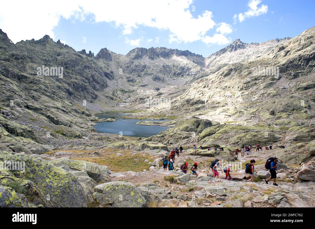 Parque Regional de la Sierra de Gredos. Cirque glacier of Gredos with