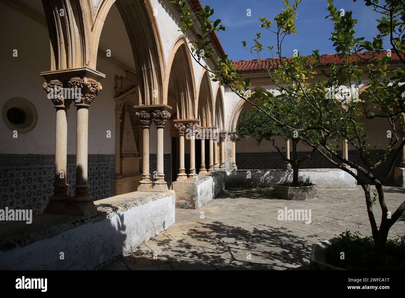 Convento de Cristo, Tomar, Ribatejo Province, Portugal. Stock Photo