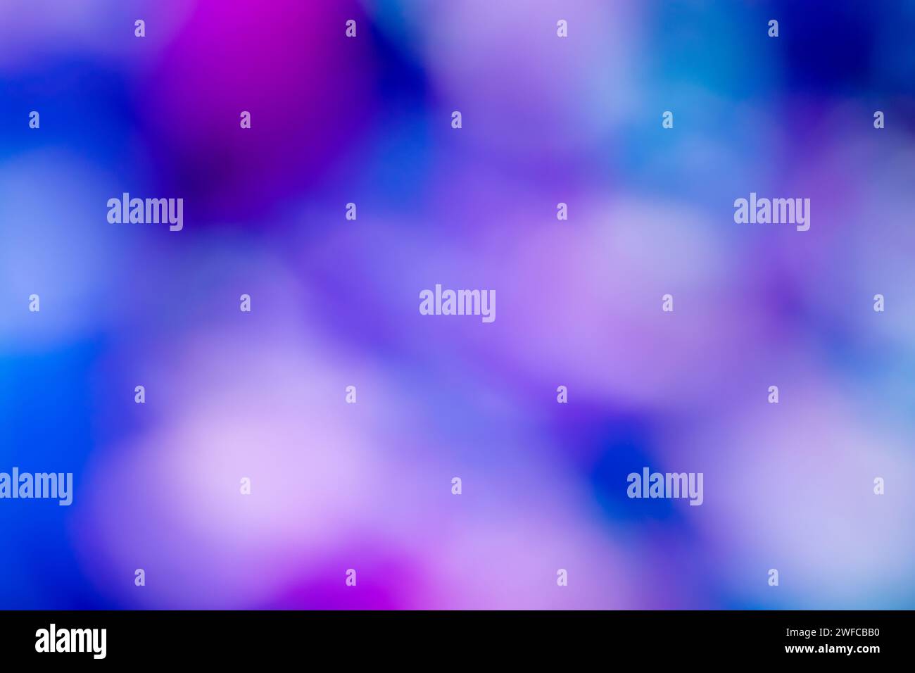 Blur Color Flare Neon Glow Background Bokeh Radiance Reflection Defocused Fluorescent Blue