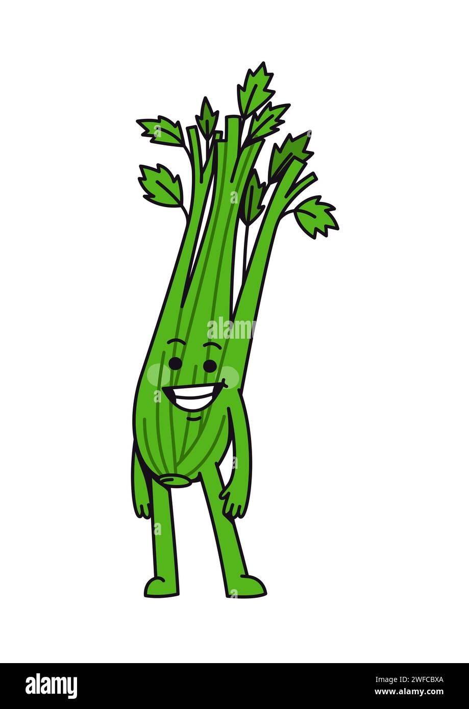 Cheerful Vegetables adventure with playful and dancing style with