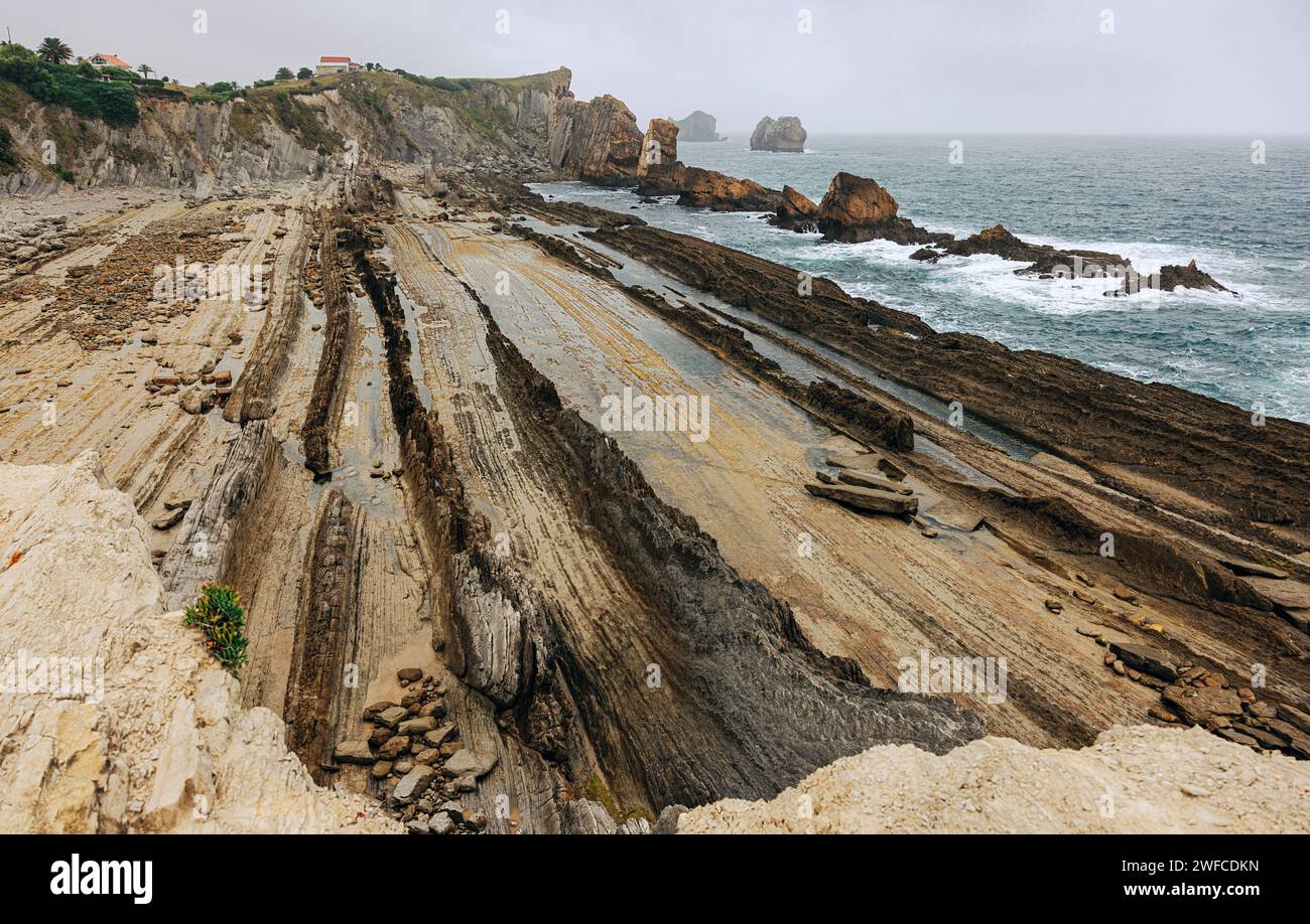 Geological park in Europe. Spain Stock Photo