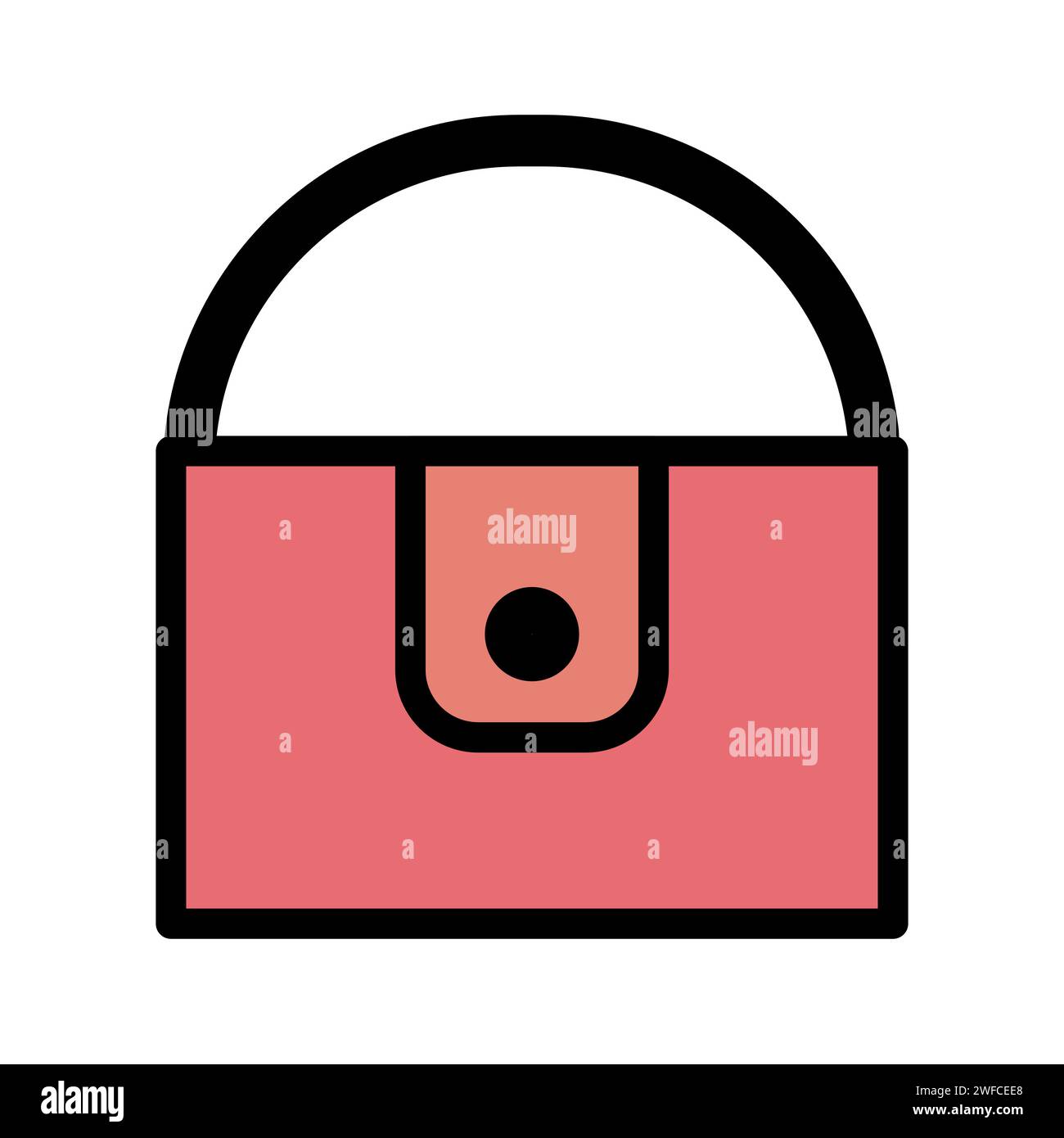 bag icon on white background. Vector illustration. stock image. EPS 10 ...