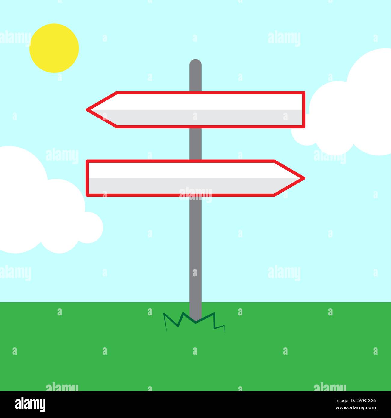 Road signs, great design for any purposes. Location icon. Vector