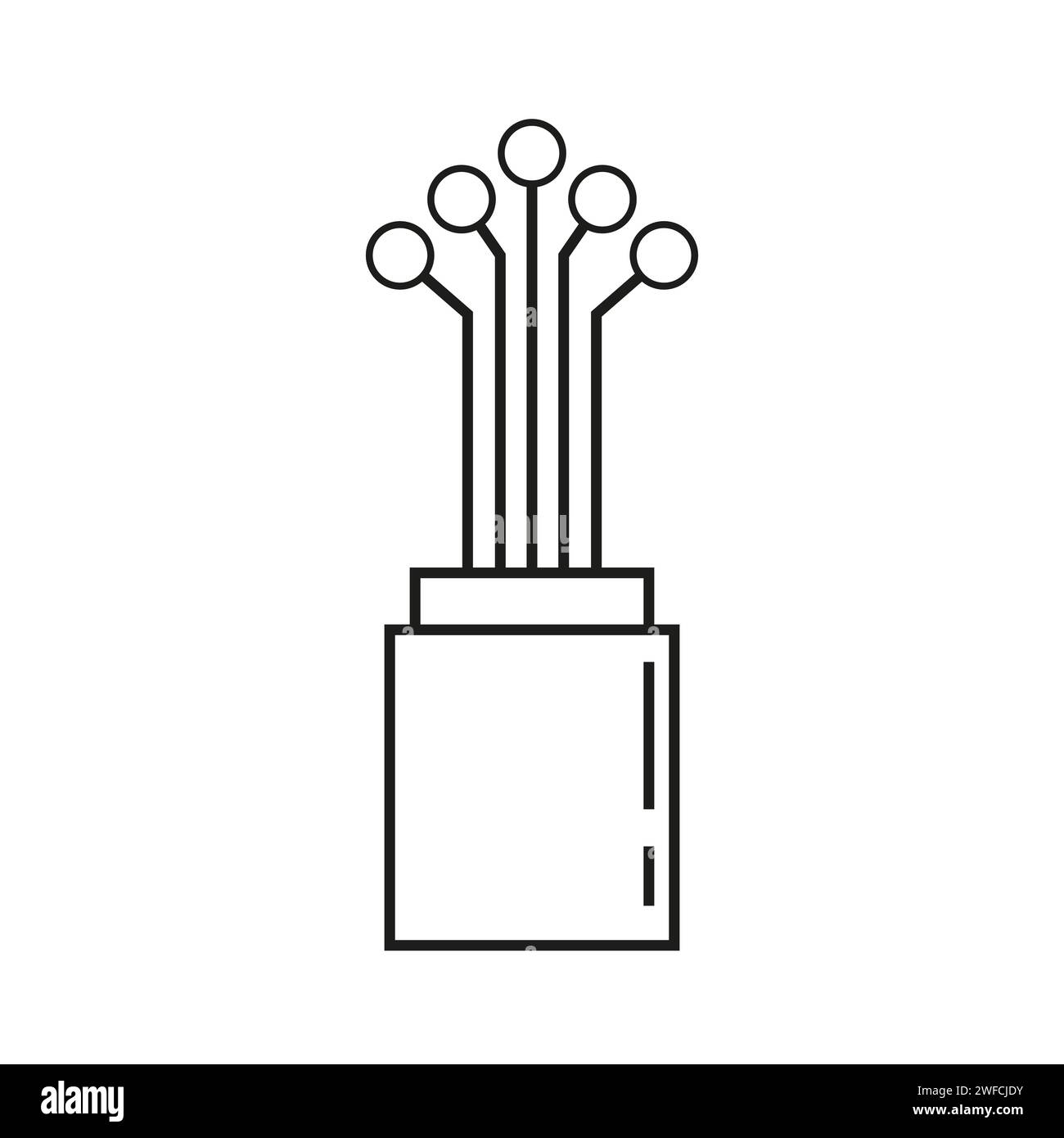 optic cable icon. Global communication network. Vector illustration. EPS 10. Stock Vector