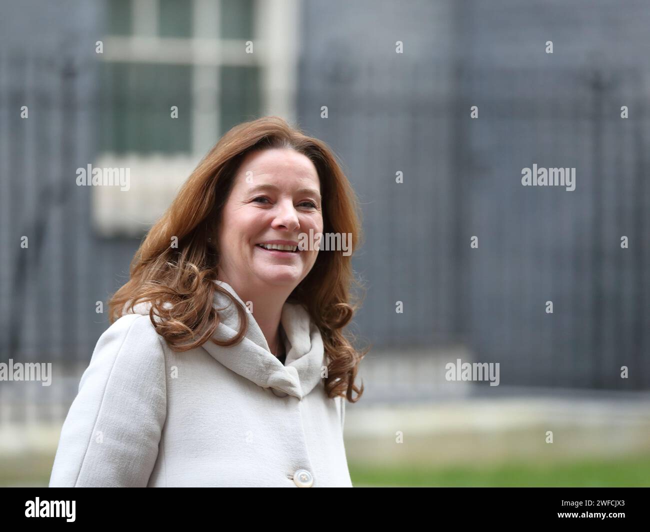 London, United Kingdom. 30th Jan, 2024. Gillian Keegan, Secretary of State for Education leaves after the Cabinet Meeting. Credit: Uwe Deffner/Alamy Live News Stock Photo