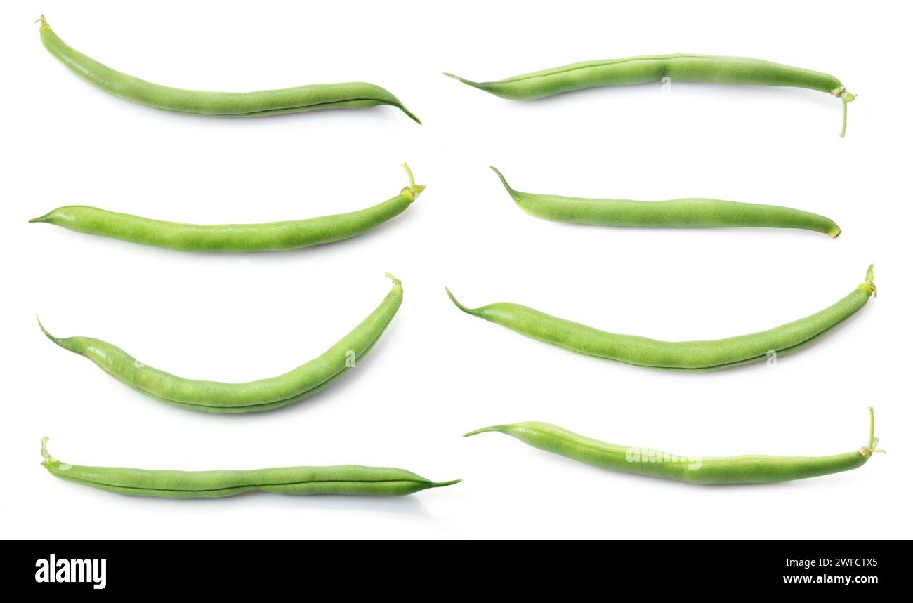 Green beans, blackeyed beans, black eyed pea pods, cowpea, object