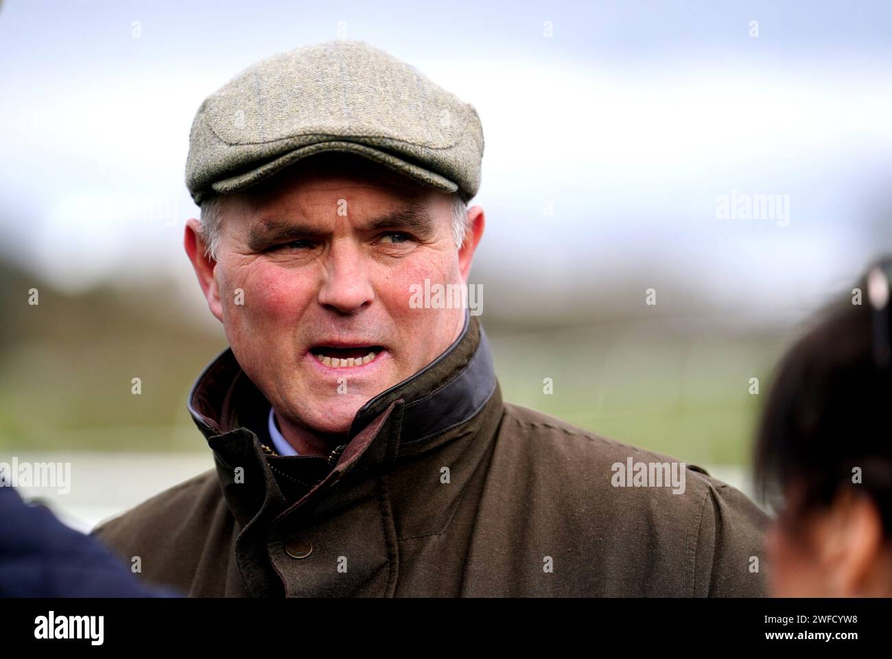 Trainer Evan Williams at Chepstow Racecourse. Picture date Tuesday