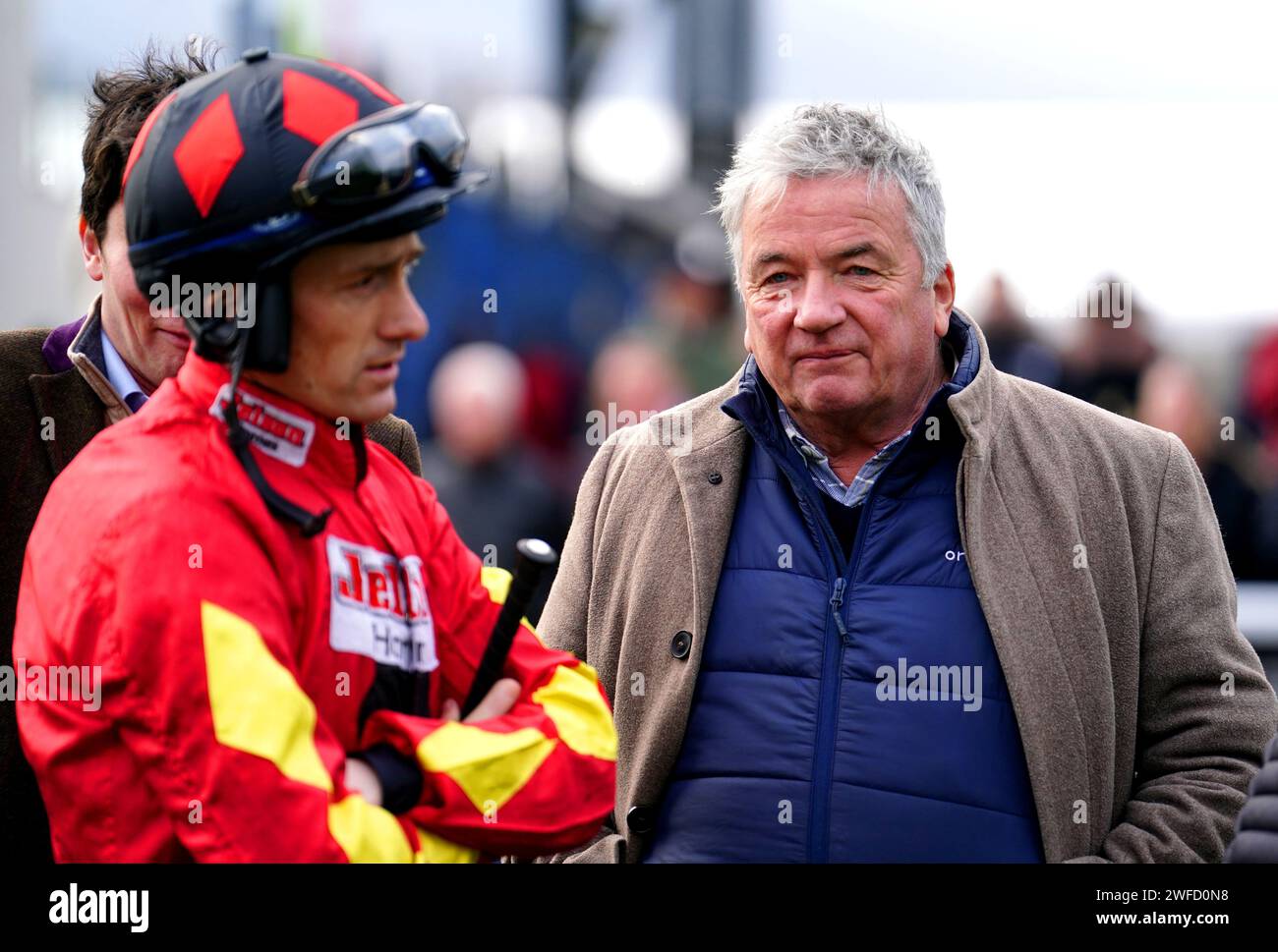 Trainer Nigel TwistonDavies with his his son jockey Sam TwistonDavies