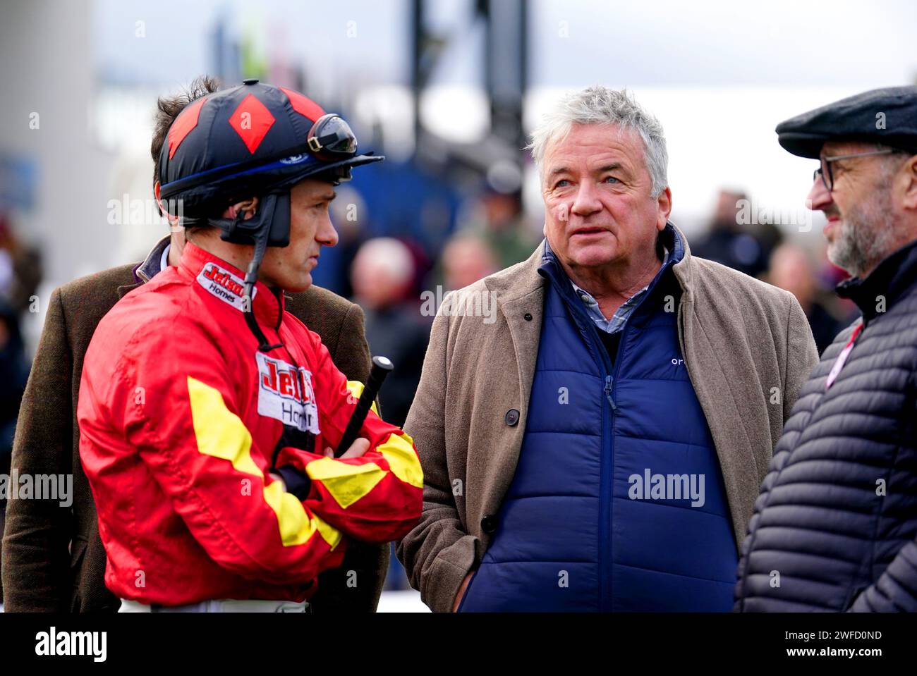 Trainer Nigel TwistonDavies with his his son jockey Sam TwistonDavies