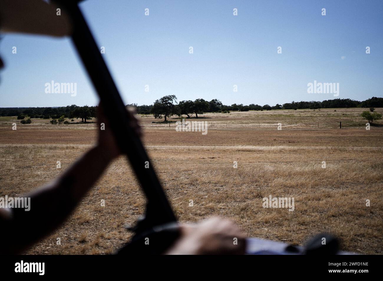 An inside look to a farmers lifestyle in Austin, Texas with open fields