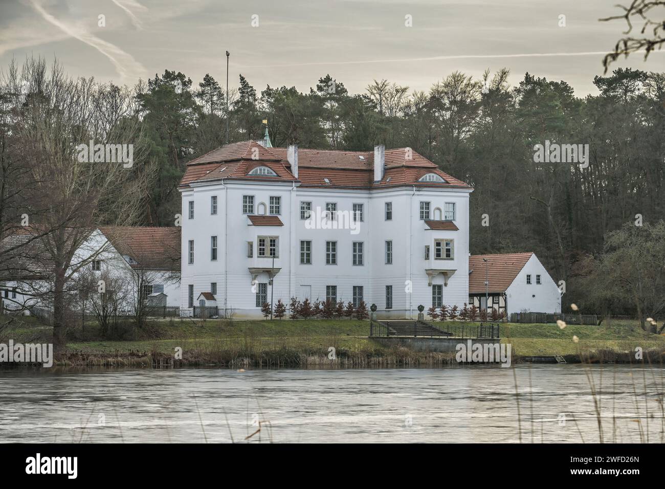 Grunewaldsee, Jagdschloss Jagdschloss Grunewald, CharlottenburgWilmersdorf, Berlin, Deutschland
