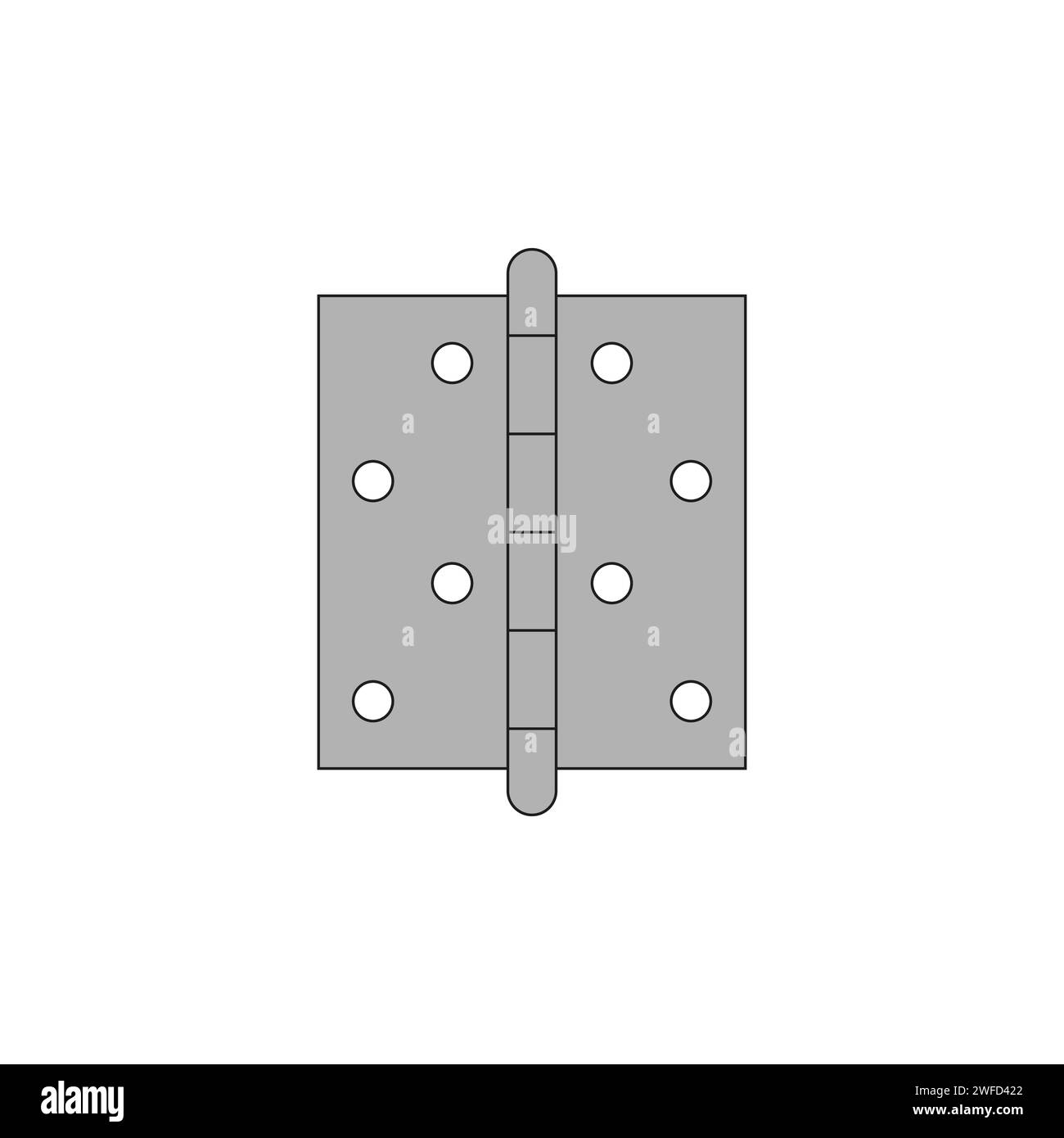 hinge door icon. Vector illustration. EPS 10. Stock Vector