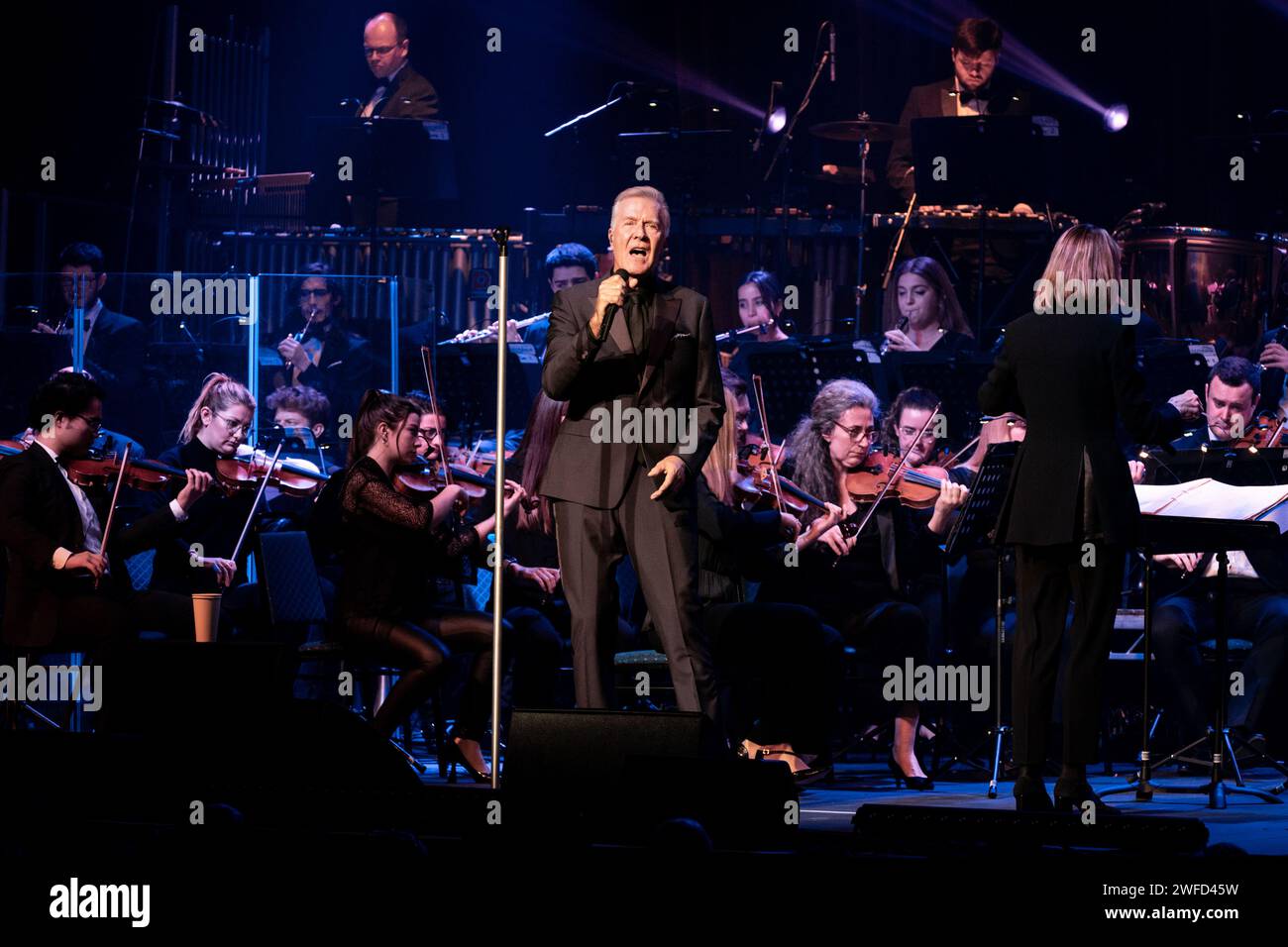 ABC (Martin Fry) at Cliffs Pavilion, UK 29th January 2024 Stock Photo