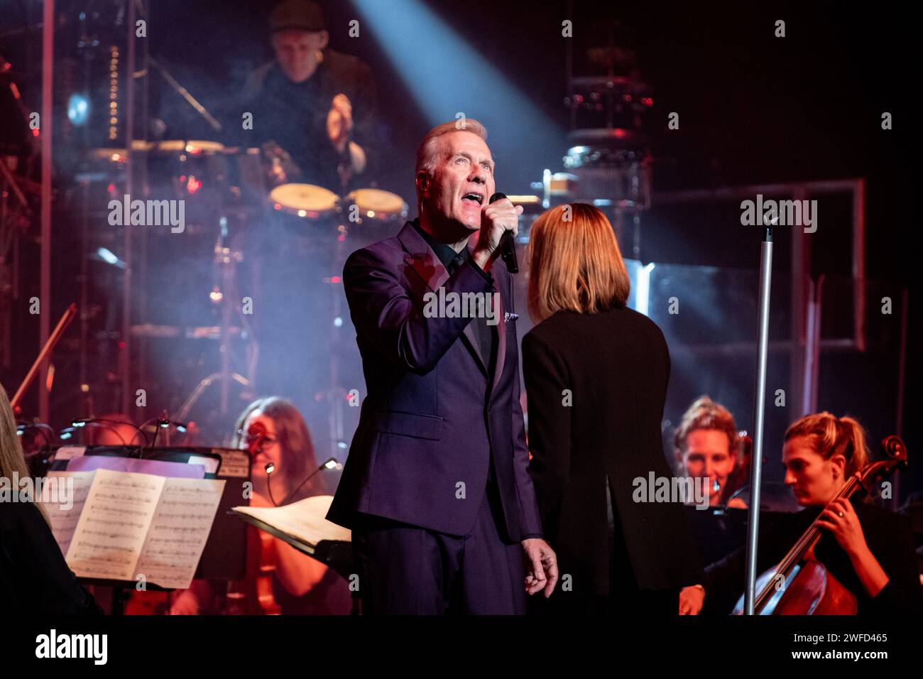 ABC (Martin Fry) at Cliffs Pavilion, UK 29th January 2024 Stock Photo