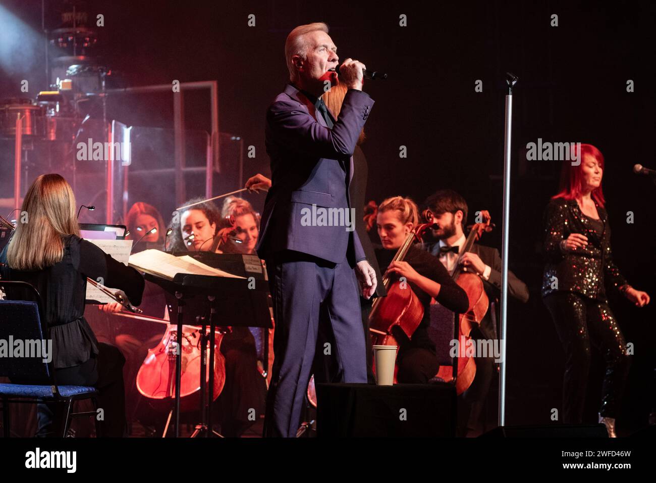 ABC (Martin Fry) at Cliffs Pavilion, UK 29th January 2024 Stock Photo