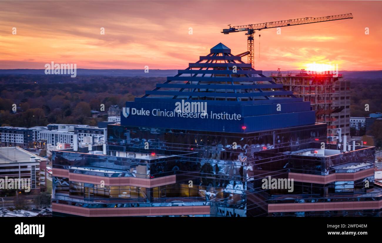 Crane atop hospital construction site Stock Photo - Alamy