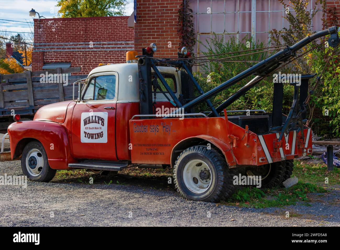 Mt. Airy, North Carolina, USA October 26, 2023 This town main