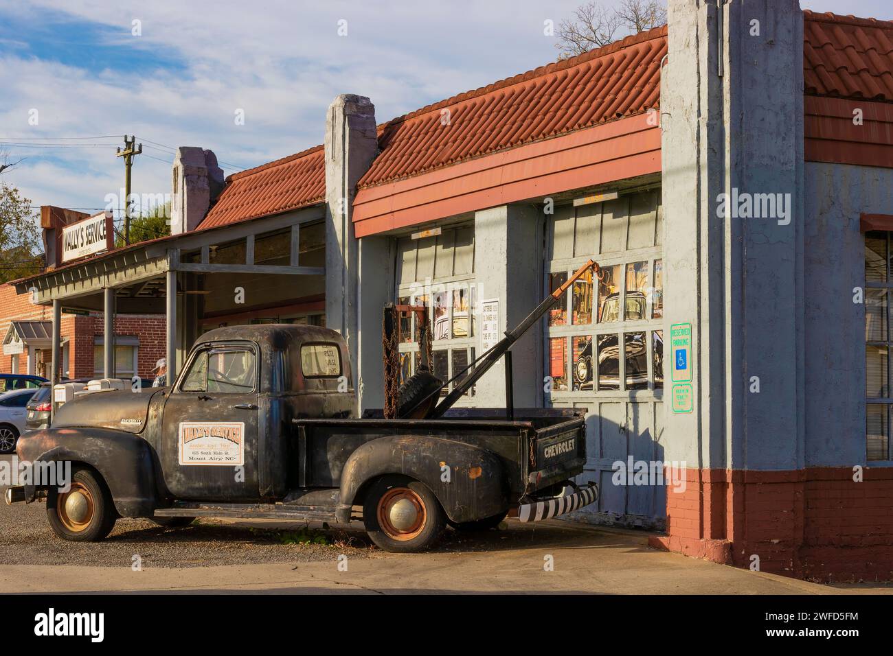 Mt. Airy, North Carolina, USA October 26, 2023 This town main