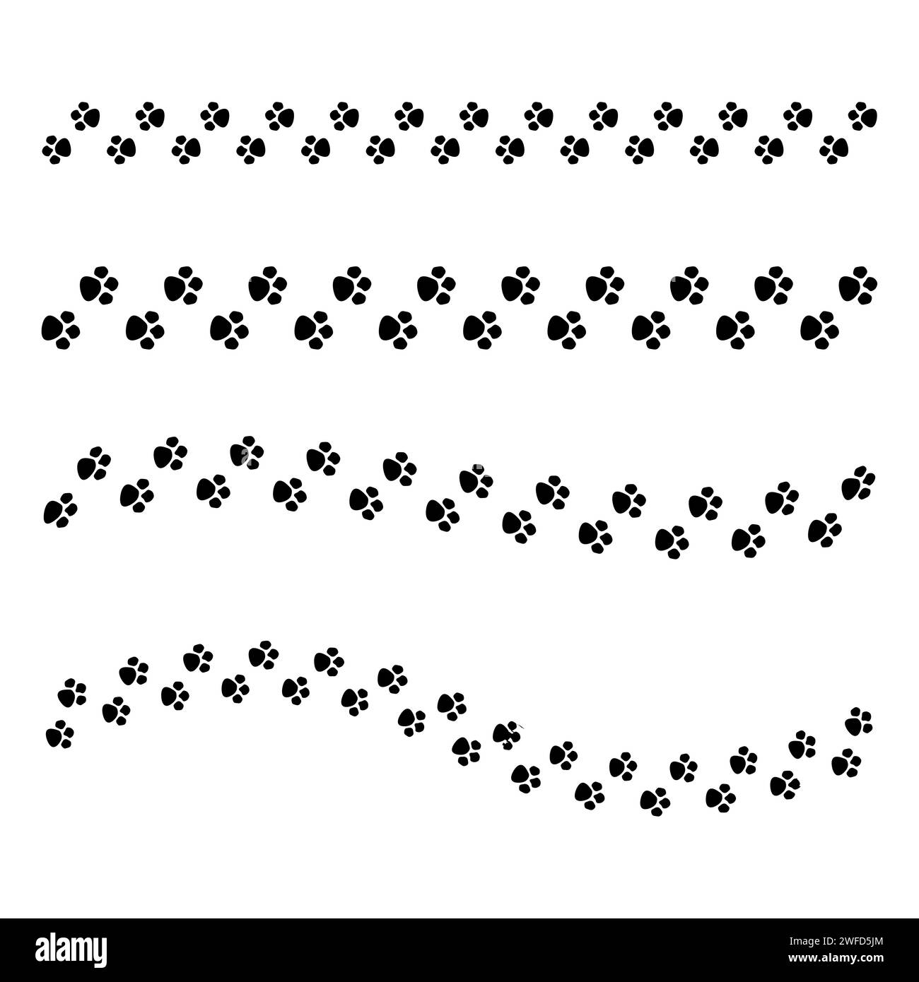 Cat Tracks In The Snow Stock Vector Images Alamy cat-tracks-in-the-snow-stock-vector-images-alamy