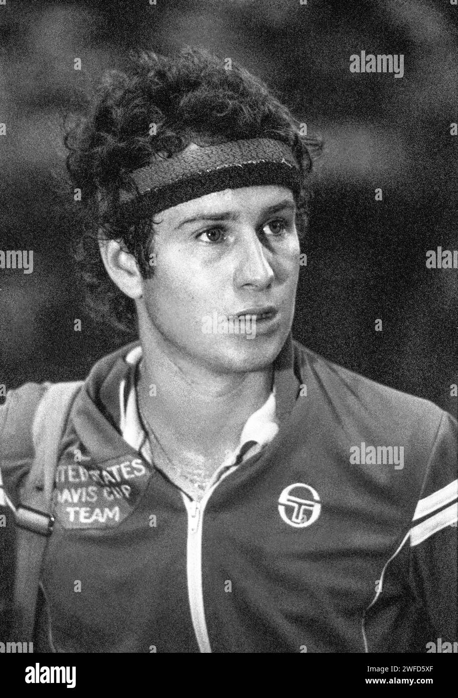 JOHN McENROE Tennis USA Stock Photo