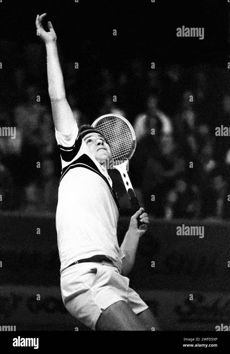 Photo Vintage Originale – John McEnroe, Tournoi Volvo Masters 1970s